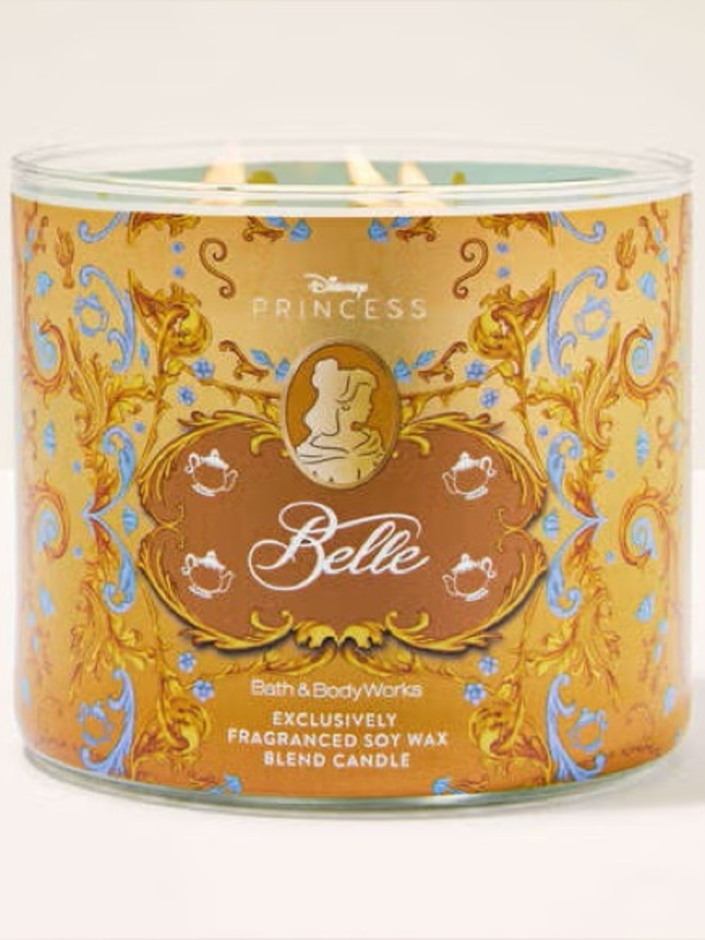 Bath & Body Works Disney Belle 3-Wick Scented Candle New